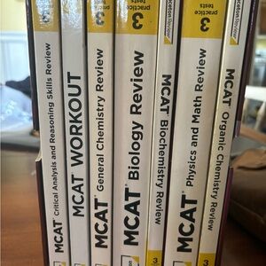 MCAT Princeton review prep books
